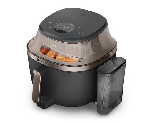 Philips 5000 Series, 7.2 L, 2000 W, aurufunktsioon, kuldne/must - Kuumaõhufritüür