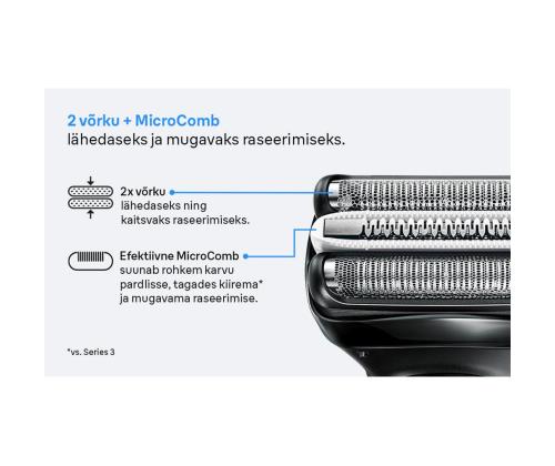 Braun Series 3+, hall - Pardel