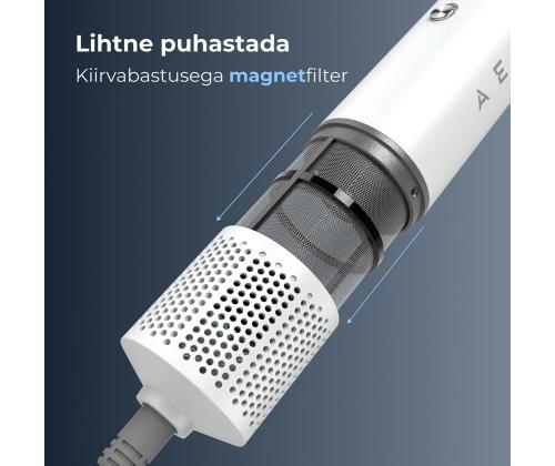 Aeno HS1, 1200 W, valge - Juuste kujundamise seade
