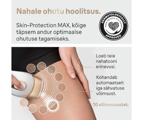 Braun Silk-expert Pro 5, valge/kuldne - IPL Fotoepilaator