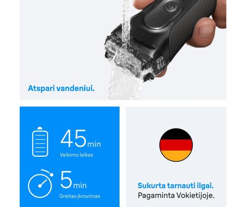 Braun Series 3+, hall - Pardel