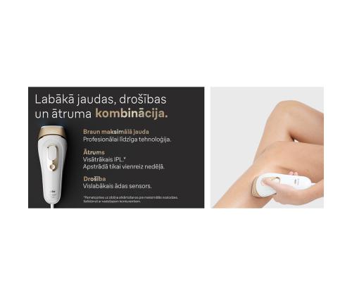 Braun Silk-expert Pro 5, valge/kuldne - IPL Fotoepilaator
