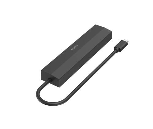 Hama USB-C Hub, 3x USB-A 3.2 Gen 1, USB-C, HDMI, LAN, must - USB jagaja