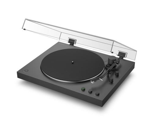 Sony LX3BT, must - Vinüülplaadimängija