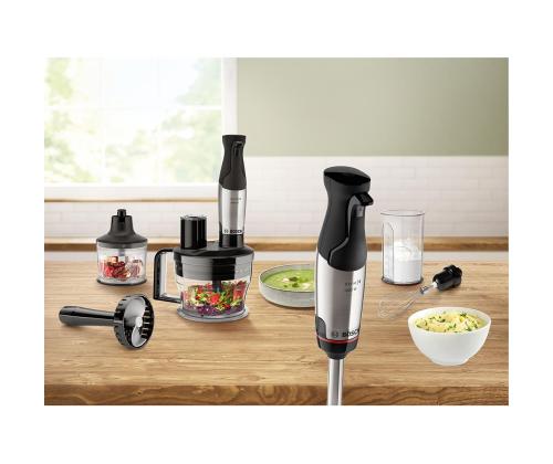 Bosch ErgoMaster, Series 6, 1000 W, roostevaba teras/must - Saumikser