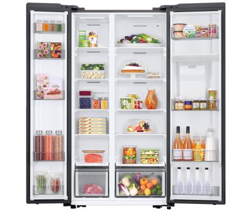 Samsung, NoFrost, 578 L, kõrgus 178 cm, hõbedane - SBS-külmik