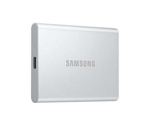 Samsung Portable SSD T7 Resurrected, 2 TB, USB 3.2 Gen 2, hõbe - Väline SSD