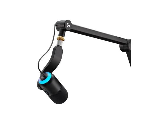 Logitech Yeticaster GX, must - Mikrofon statiiviga