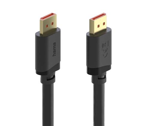 Hama DisplayPort Cable, 16K UHD, 2 m, must - Kaabel
