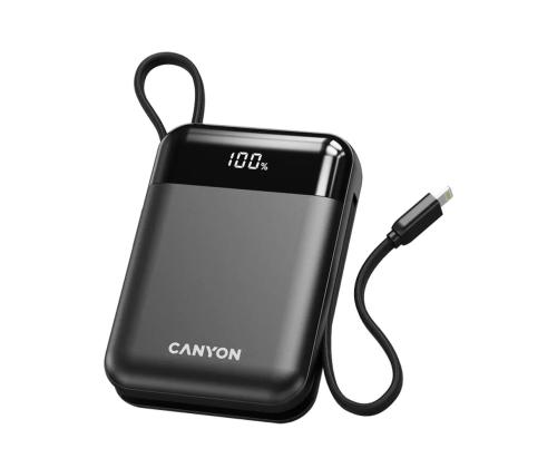 Canyon OnPower 104, 10000 mAh, must - Akupank