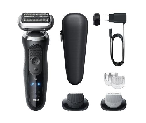 Braun, Series 7, Wet & Dry, must - Pardel