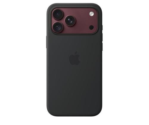 Apple Silicone Case with Magsafe, iPhone 18 Pro Max, must - Ümbris