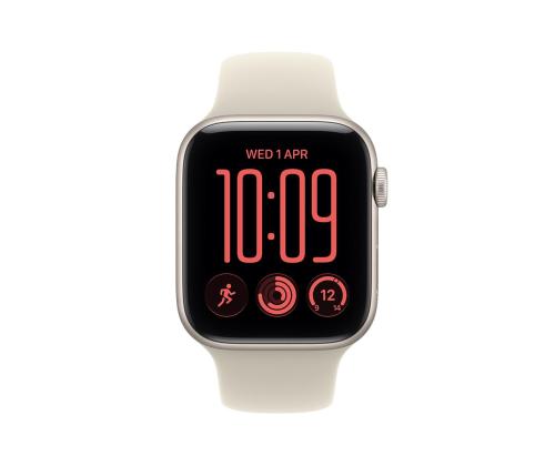 Apple Watch SE 3, 44 mm, GPS, sport band, M/L, beež alumiinium / beež - Nutikell