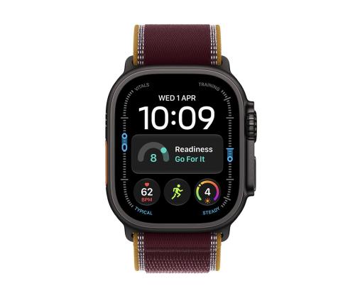 Apple Watch Ultra 4, 49 mm, Trail Loop, S/M, must titaan / pruun - Nutikell
