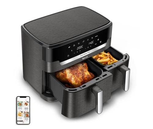 Tefal XXL Dual Easy Fry, 2700 W, 11 L, tumehall - Kuumaõhufritüür