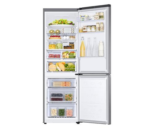 Samsung, Humidity Fresh +, NoFrost, 344 L, kõrgus 186 cm, roostevaba teras - Külmik