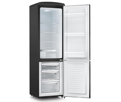 Severin, Retro, 244 L, kõrgus 181 cm, must - Külmik