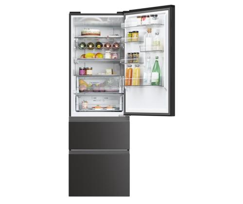 Haier 3D 60 Series 5, Total No Frost, 360 L, kõrgus 185 cm, must - Külmik