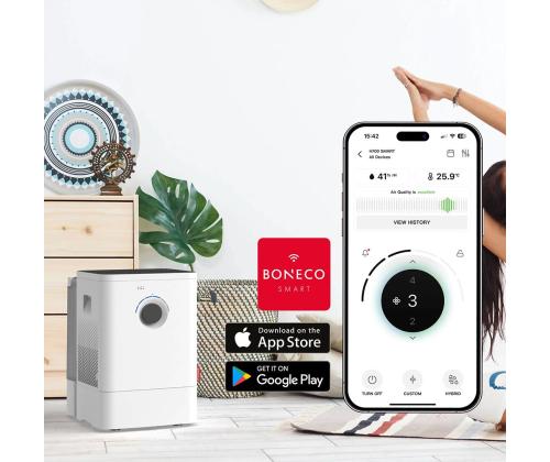 Boneco W400 Smart, valge - Õhuniisuti-õhupesur