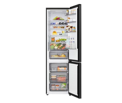LG, NoFrost, 375 L, kõrgus 203 cm, must roostevaa teras - Külmik