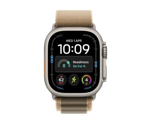 Apple Watch Ultra 4, 49 mm, Alpine Loop, M, titaan / helepruun - Nutikell