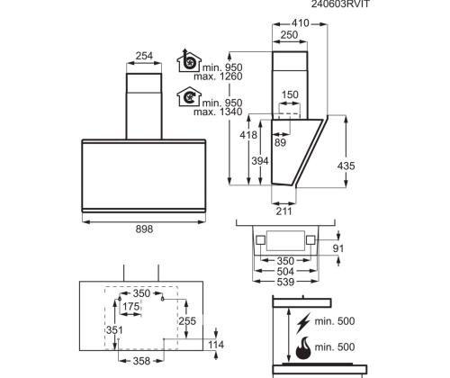 AEG 7000 Seeria, 760 m³/h, must - Õhupuhasti