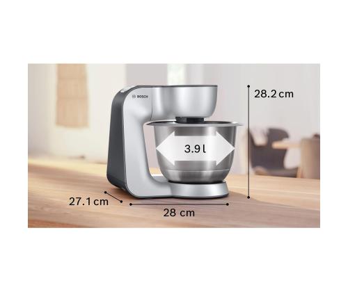 Bosch MUM5, Seeria 4, 1000 W, hõbedane - Köögikombain