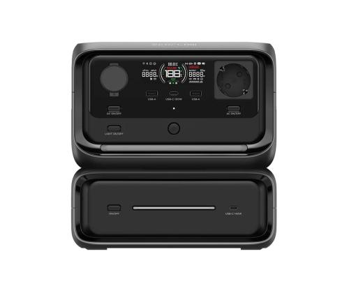 EcoFlow River 3 Max, 572 Wh, must/hall - Akujaam