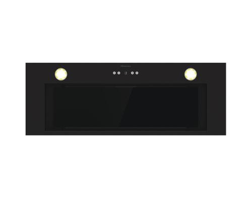 Hisense, 660 m³/h, laius 80 cm, must - Integreeritav õhupuhasti