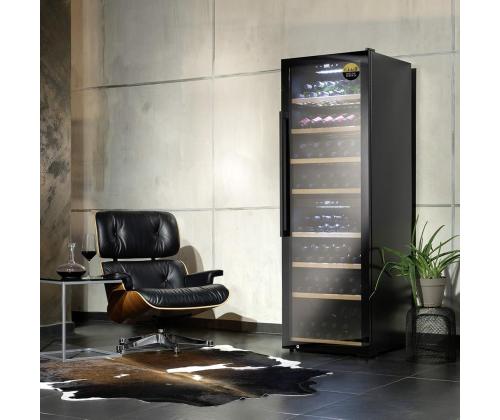 Caso WineExclusive 180 Smart, 180 pudelit, kõrgus 187 cm, must - Veinikülmik