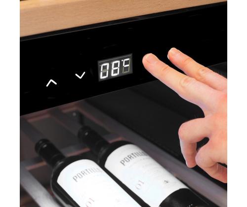 Caso WineChef Pro 40, 40 pudelit, kõrgus 83 cm, must - Veinikülmik