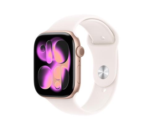 Apple Watch 11, 46 mm, GPS + Cellular, S/M, roosa kuld - Nutikell