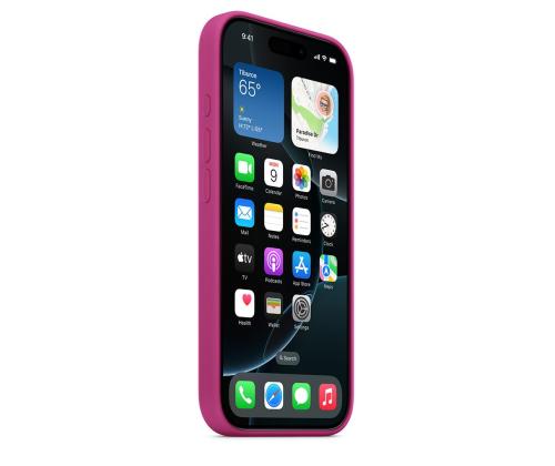 Apple Silicone Case with Magsafe, iPhone 16 Pro, roosa - Ümbris