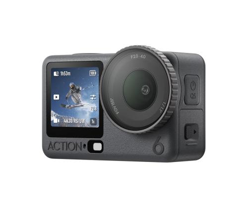 Dji Osmo Action 6, Adventure bundle, must - Seikluskaamera
