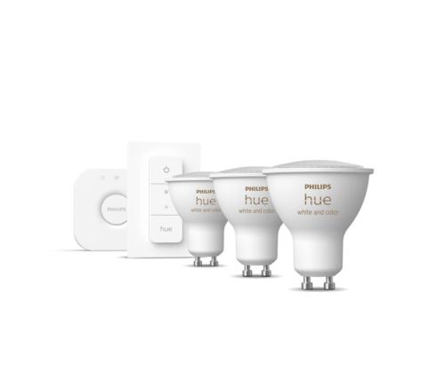 Philips Hue Starter Kit, GU10, 3 tk, valge - Nutivalgusti komplekt