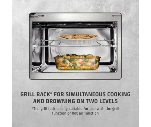 Caso MG 20 Ceramic menu, 800 W, roostevaba teras/must - Mikrolaineahi grilliga