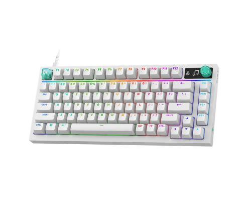 Logitech G316 X 75, tactile, US, valge - Klaviatuur