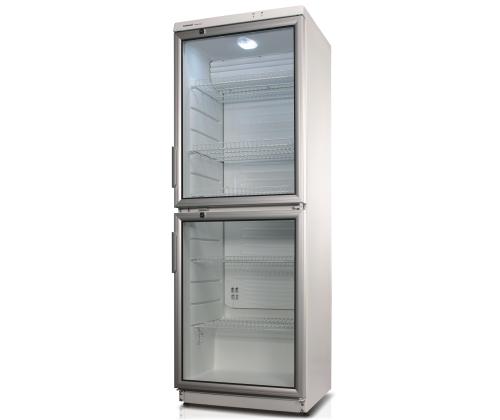 Snaige, 320 L, kõrgus 173 cm, hõbedane - Vitriinkülmik