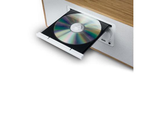 Muse M-695 DBTW, CD/FM/DAB+, pruun/valge - Muusikakeskus
