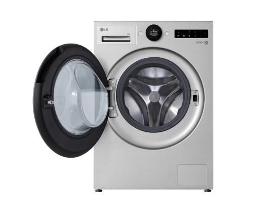 LG, 9 kg, sügavus 47.5 cm, 1200 p/min, hõbedane - Eestlaetav pesumasin