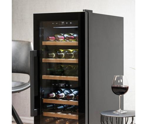 Caso WineExclusive 38 Smart, 38 pudelit, kõrgus 107 cm, must - Veinikülmik