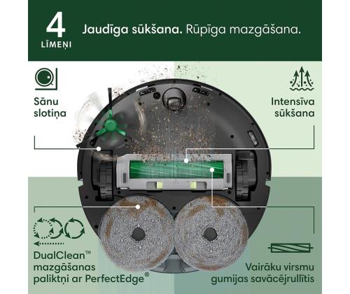 IRobot Roomba® Plus 505 Combo, märg- ja kuivpuhastus, must - Robottolmuimeja