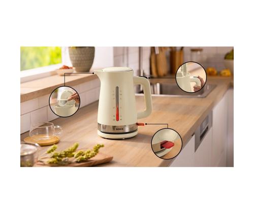 Bosch MyMoment, 2400 W, 1.7 L, beež - Veekeetja