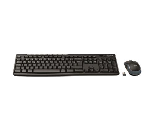 Logitech MK270, SWE, must - Juhtmevaba klaviatuur + hiir