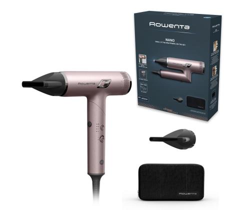 Rowenta Nano, kokkupandav, 1700 W, roosa - Föön