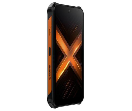 HAMMER Energy X2 5G, 8GB, 256GB, must/oranž - Nutitelefon