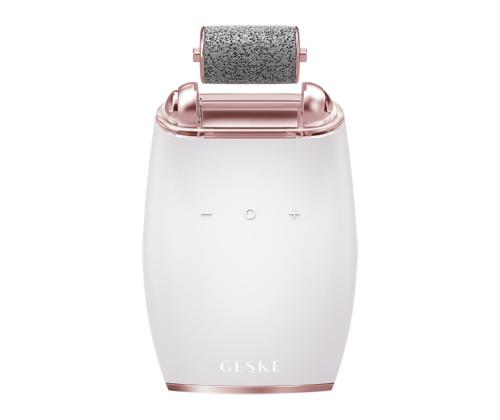 Geske SmartAppGuided, 7-ühes, valge/roosa - Elektriline pimsskiviga rullik