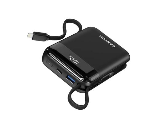 Canyon OnPower 104, 10000 mAh, must - Akupank