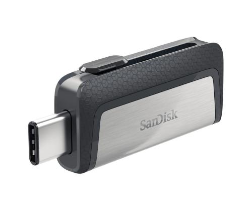 SanDisk Ultra Dual, USB-A, USB-C, 256 GB - Mälupulk
