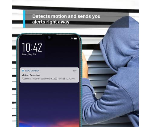 TP-Link Tapo C210, 3 Mpx, WiFi, öörežiim, valge - Valvekaamera